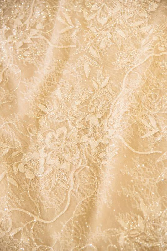 Bridelily Cap Sleeve Appliques Tulle A-line Wedding Dress