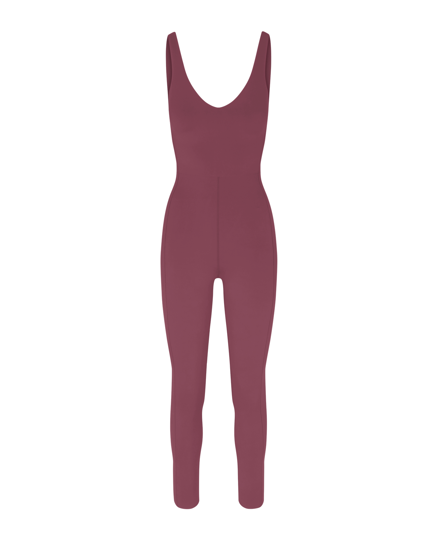 Plunge Playsuit 27" - Desert Plum