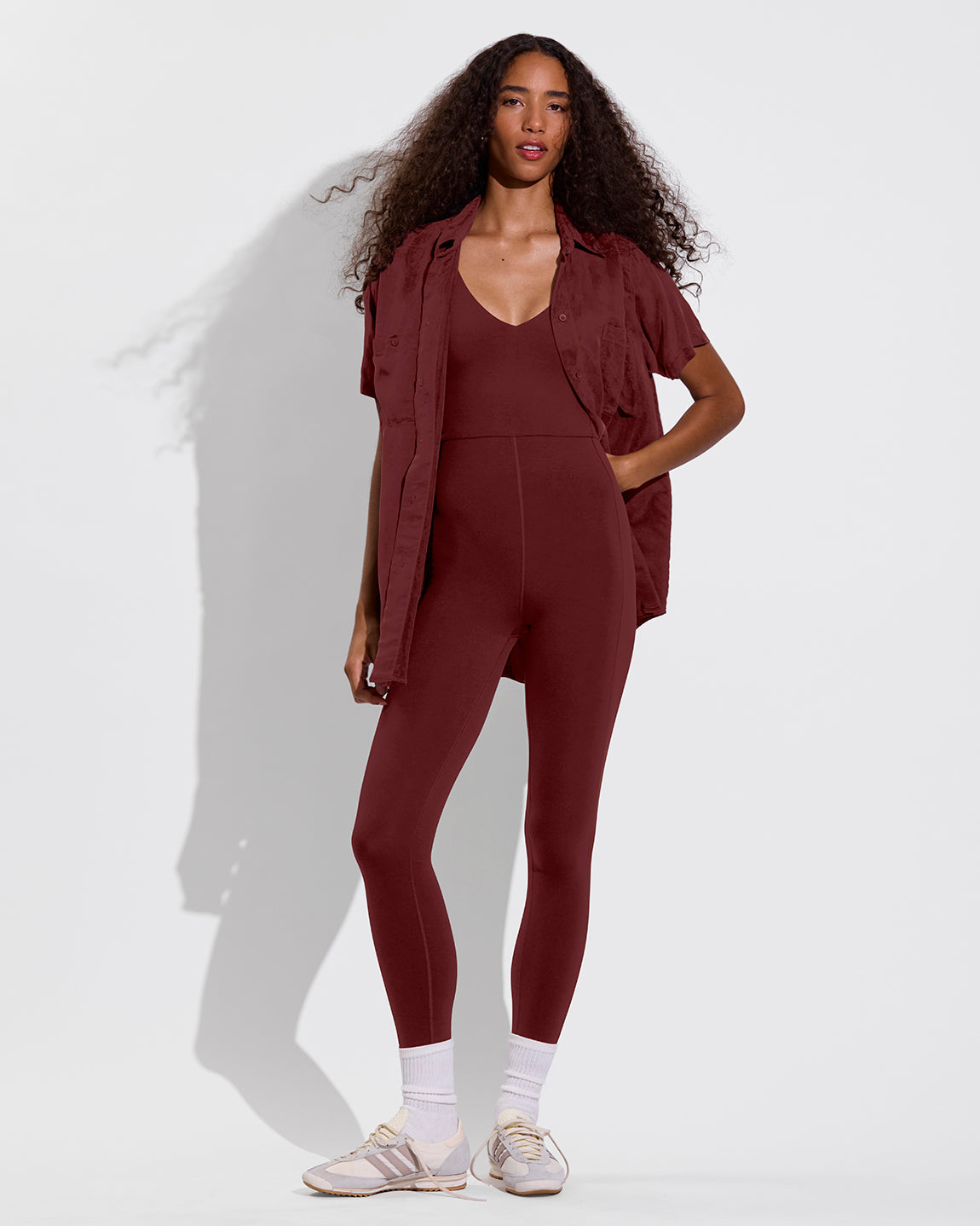 Plunge Playsuit 25" - Jam