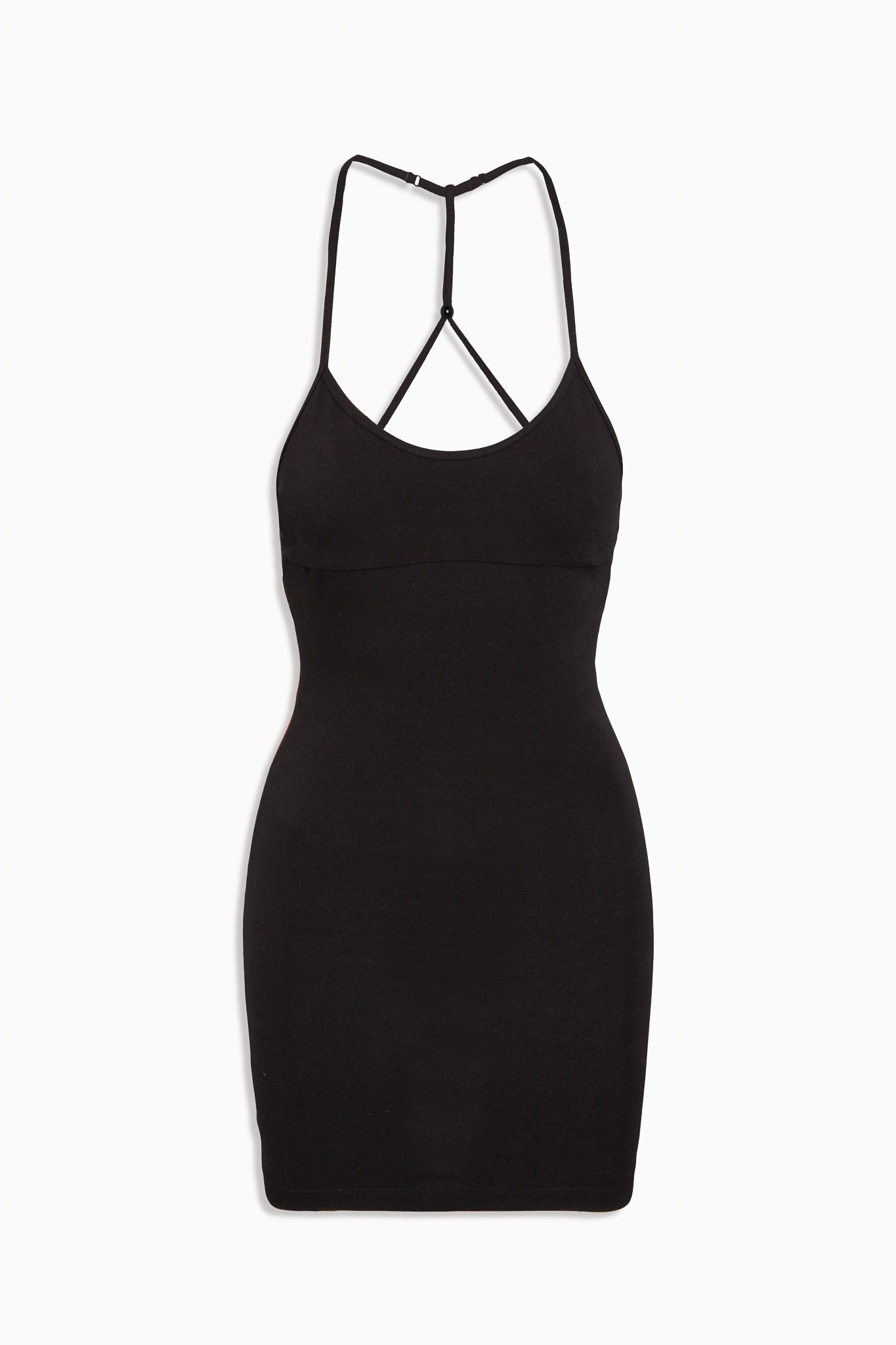 x JENNIE Carla Cotton Mini Dress - Black