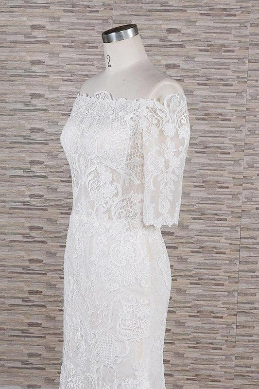 Awesome Appliques Court Train Mermaid Wedding Dress