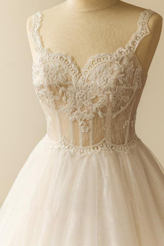 Awesome Sweetheart Appliques A-line Wedding Dress