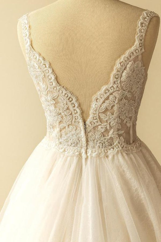 Awesome Sweetheart Appliques A-line Wedding Dress