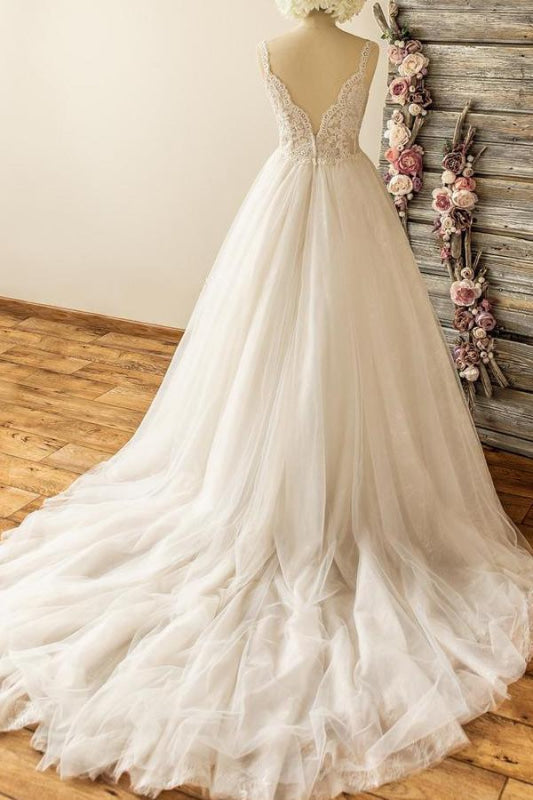 Awesome Sweetheart Appliques A-line Wedding Dress