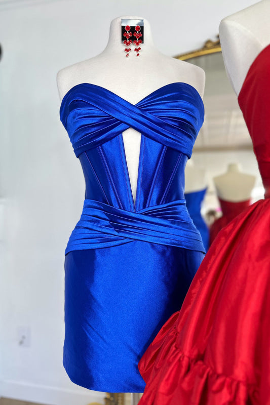 Chic Lilac Sweetheart Corset Tight Short Homecoming Dress
