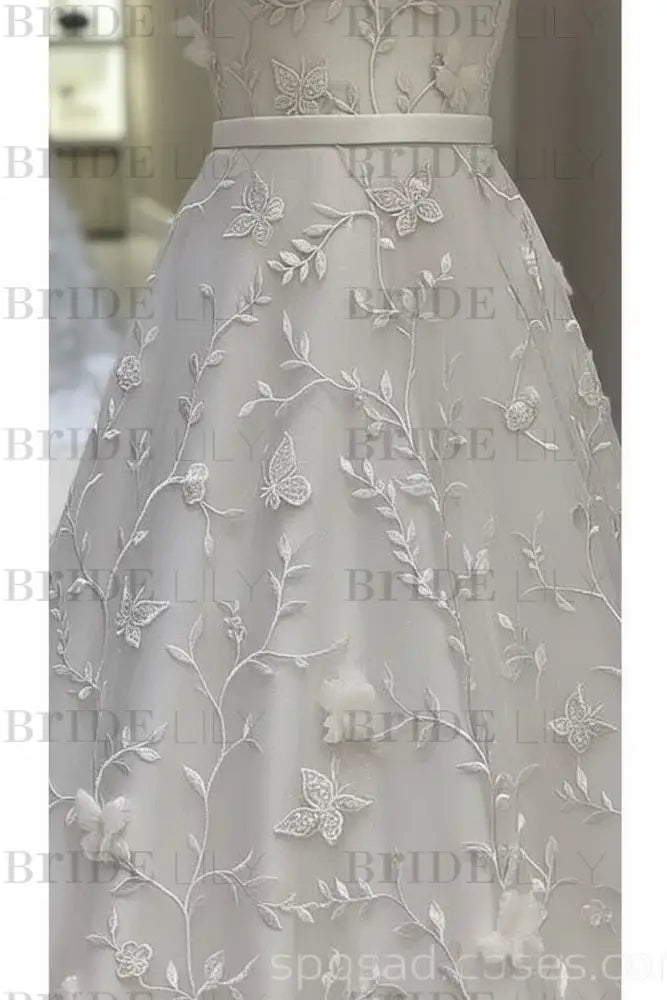 Gorgeous Off the Shoulder Lace White Long Wedding Dress