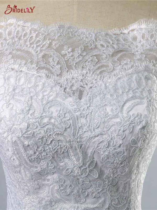 New Lace Off-The-ShouldeR Ball Gown Tulle Wedding Dresses