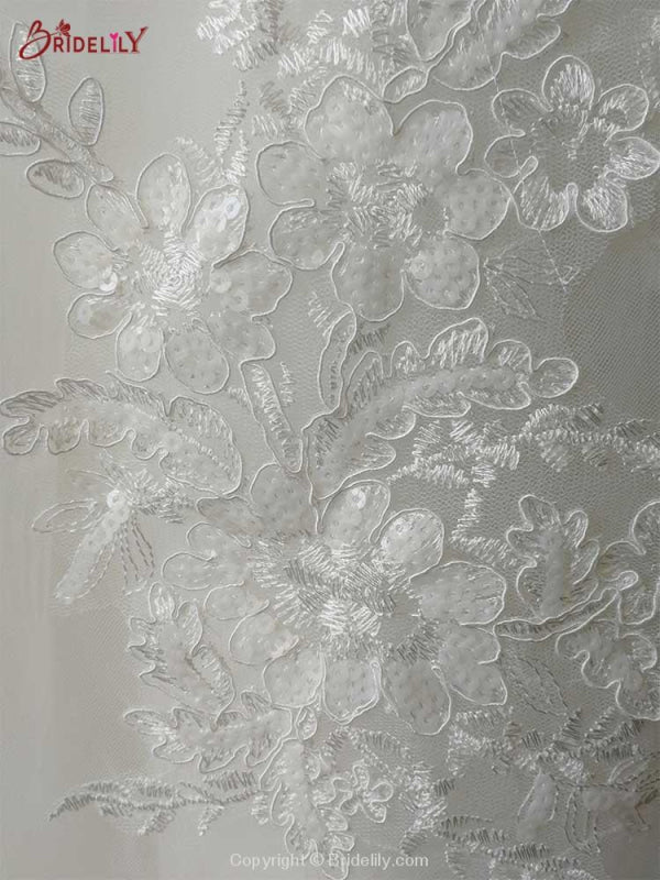 Off-the-Shoulder Lace-up Ball Gown Wedding Dresses