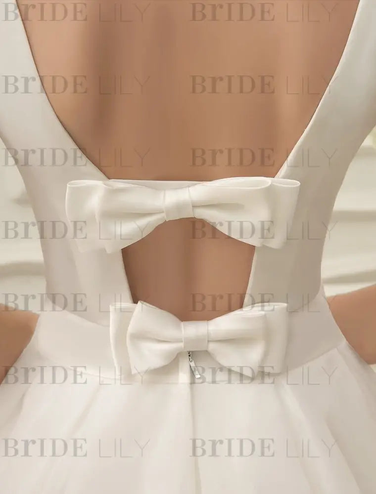 Short Wedding Dress Vintage Bridal Dress 1950’S Bateau Sleeveless Reception Bridal Gown