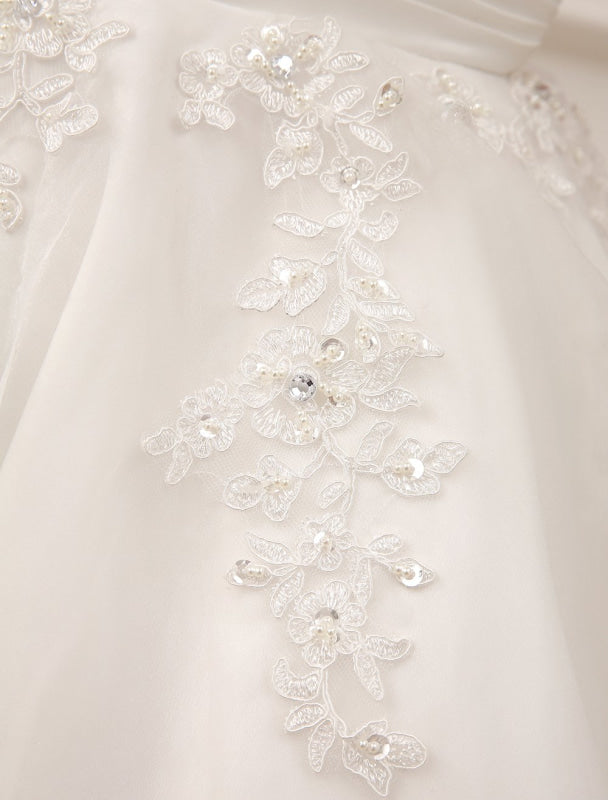 Short Wedding Dresses Vintage 1950'S Bridal Gown Backless Lace Beading Pleated Sequins Illusion Wedding Reception Dress